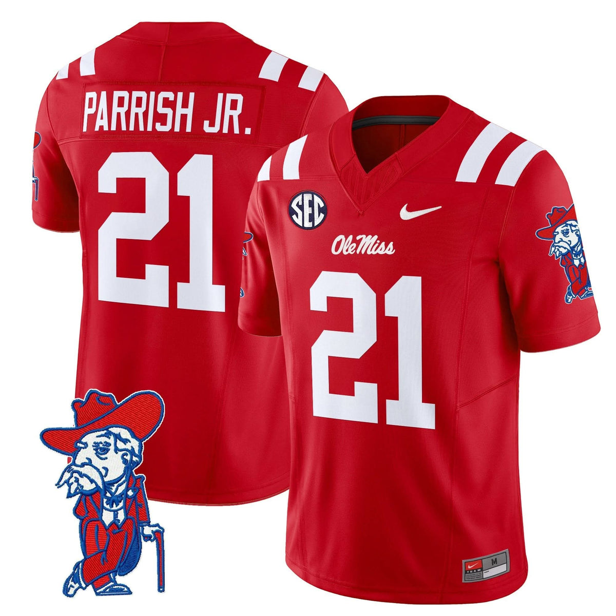 Men's Ole Miss Rebels 2025 Vapor Limited Jersey V2 - All Stitched
