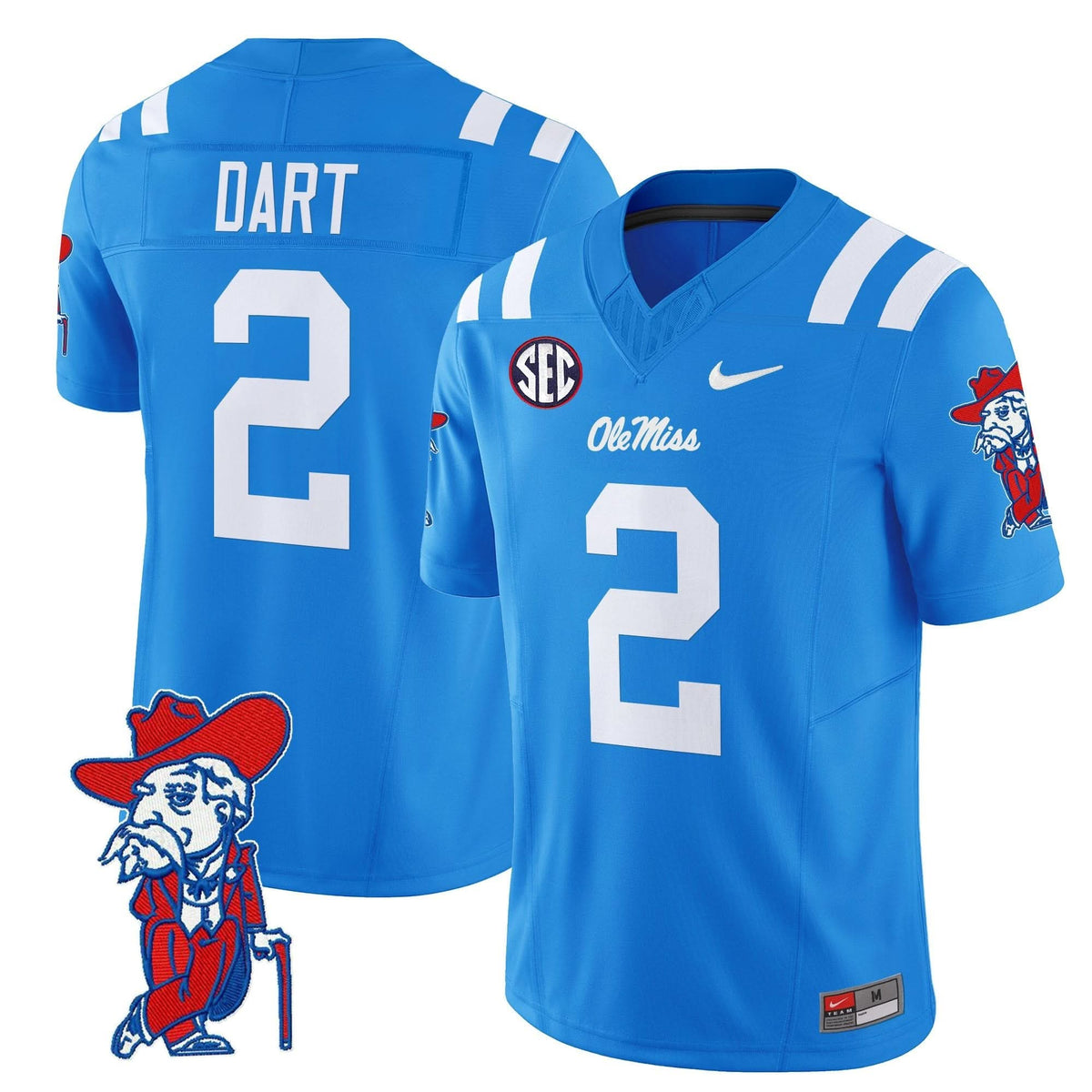 Men's Ole Miss Rebels 2025 Vapor Limited Jersey V2 - All Stitched