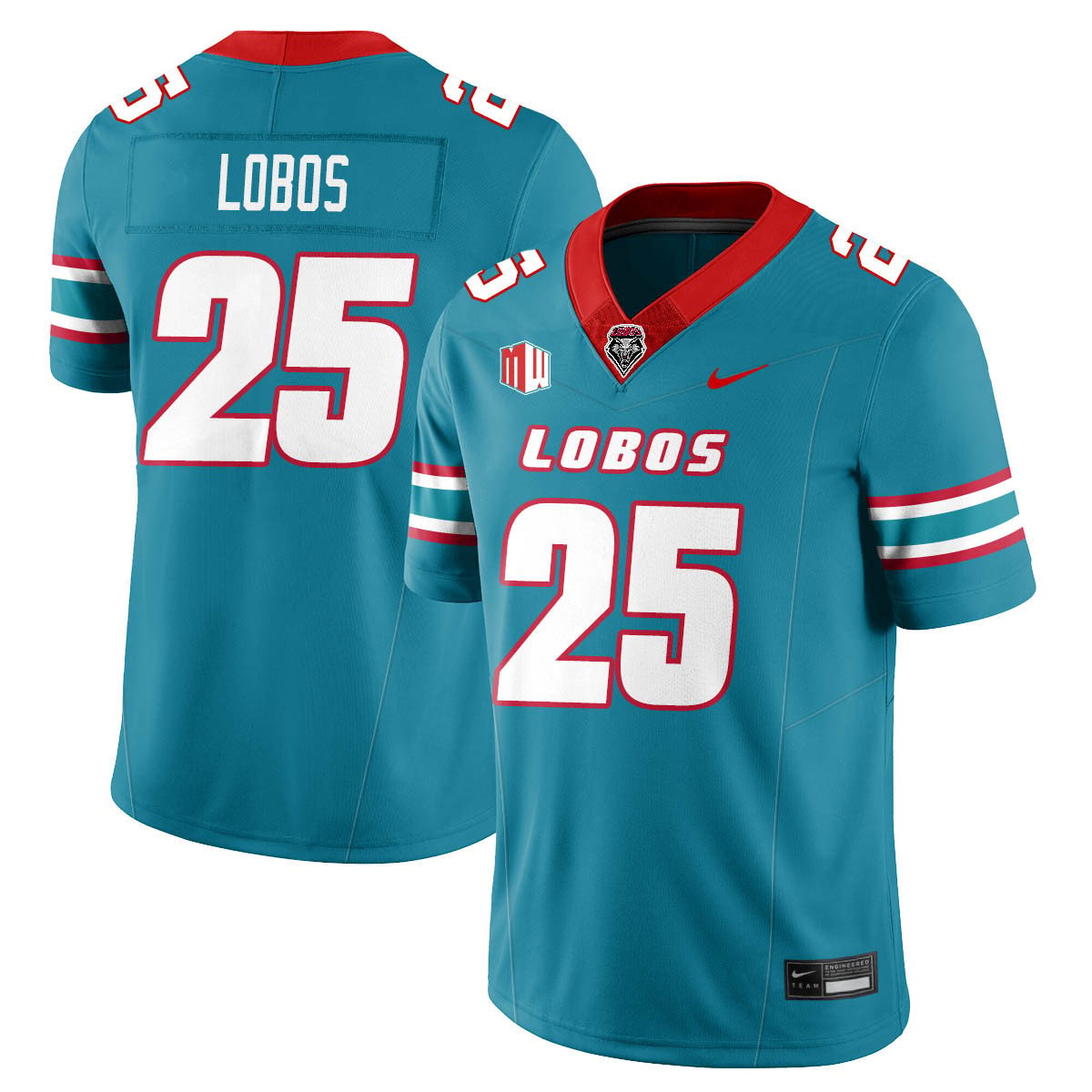 UNM Lobo Football 2025 Jersey - All Stitched