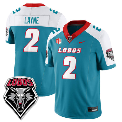UNM Lobo Football 2025 Jersey - All Stitched