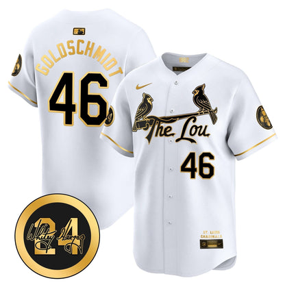SLC 2024 City Connect Whitey Herzog Patch Vapor Premier Limited Jersey - Stitched