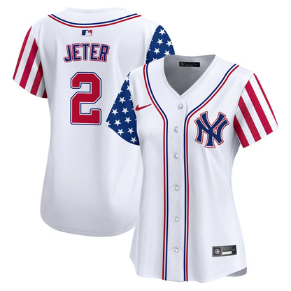 Women's New York Yankees 2024 Independence Day Vapor Premier Limited Jersey - All Stitched