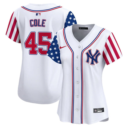 Women's New York Yankees 2024 Independence Day Vapor Premier Limited Jersey - All Stitched