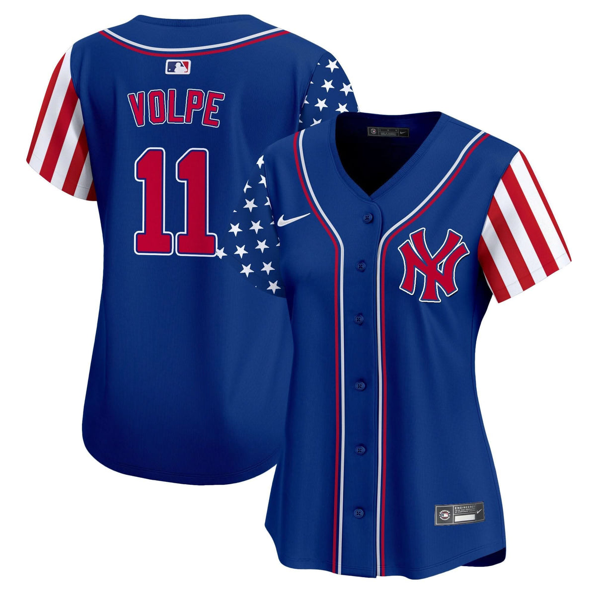 Women's New York Yankees 2024 Independence Day Vapor Premier Limited Jersey - All Stitched
