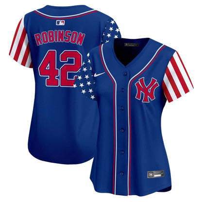 Women's New York Yankees 2024 Independence Day Vapor Premier Limited Jersey - All Stitched