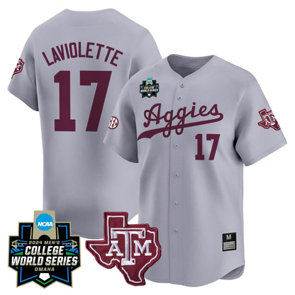 Aggies 2024 College World Series Vapor Premier Limited Jersey