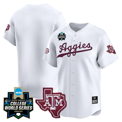Aggies 2024 College World Series Vapor Premier Limited Jersey