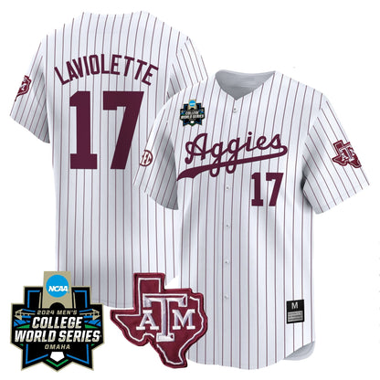 Aggies 2024 College World Series Vapor Premier Limited Jersey