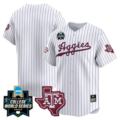 Aggies 2024 College World Series Vapor Premier Limited Jersey