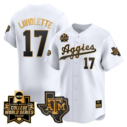 Aggies 2024 College World Series Vapor Premier Limited Jersey