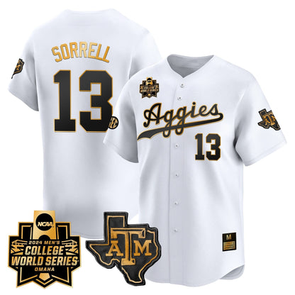Aggies 2024 College World Series Vapor Premier Limited Jersey