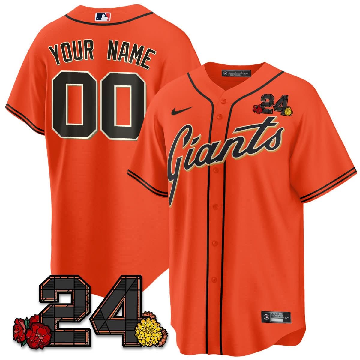 SFG 2024 Willie Mays Patch Vapor Premier Limited Custom Jersey V2 - Stitched