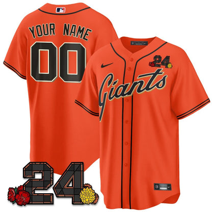 SFG 2024 Willie Mays Patch Vapor Premier Limited Custom Jersey V2 - Stitched