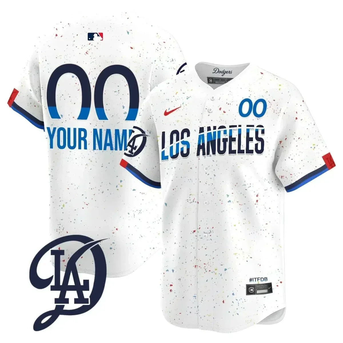 Dodgers 2024 City Connect Limited Custom Jersey - All Stitched
