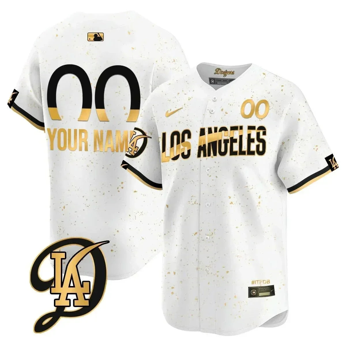Dodgers 2024 City Connect Limited Custom Jersey - All Stitched