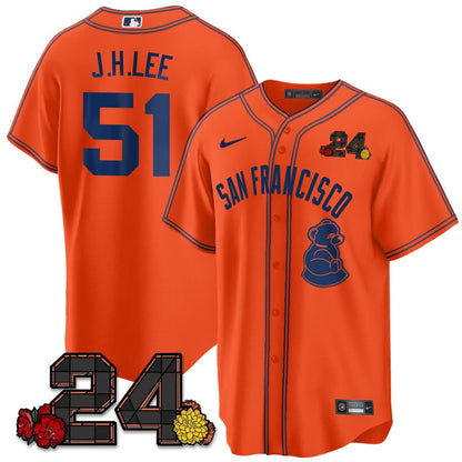 SFG 2024 Willie Mays Patch Vapor Premier Limited Jersey V2 - Stitched