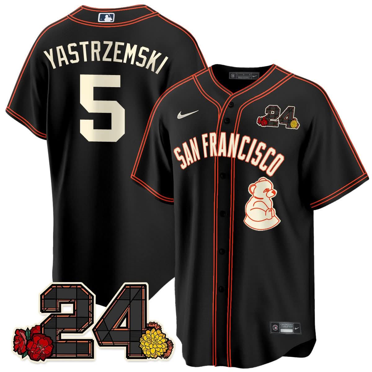 SFG 2024 Willie Mays Patch Vapor Premier Limited Jersey V2 - Stitched