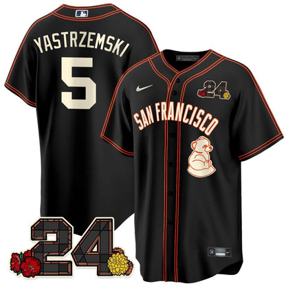 SFG 2024 Willie Mays Patch Vapor Premier Limited Jersey V2 - Stitched