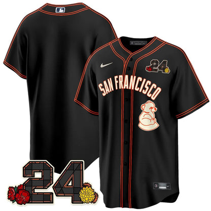 SFG 2024 Willie Mays Patch Vapor Premier Limited Jersey V2 - Stitched