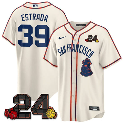 SFG 2024 Willie Mays Patch Vapor Premier Limited Jersey V2 - Stitched