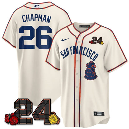 SFG 2024 Willie Mays Patch Vapor Premier Limited Jersey V2 - Stitched