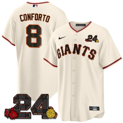 SFG 2024 Willie Mays Patch Vapor Premier Limited Jersey V2 - Stitched
