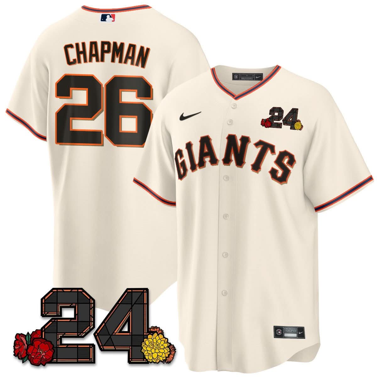 SFG 2024 Willie Mays Patch Vapor Premier Limited Jersey V2 - Stitched