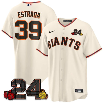 SFG 2024 Willie Mays Patch Vapor Premier Limited Jersey V2 - Stitched