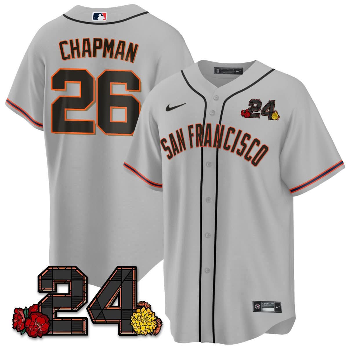 SFG 2024 Willie Mays Patch Vapor Premier Limited Jersey V2 - Stitched