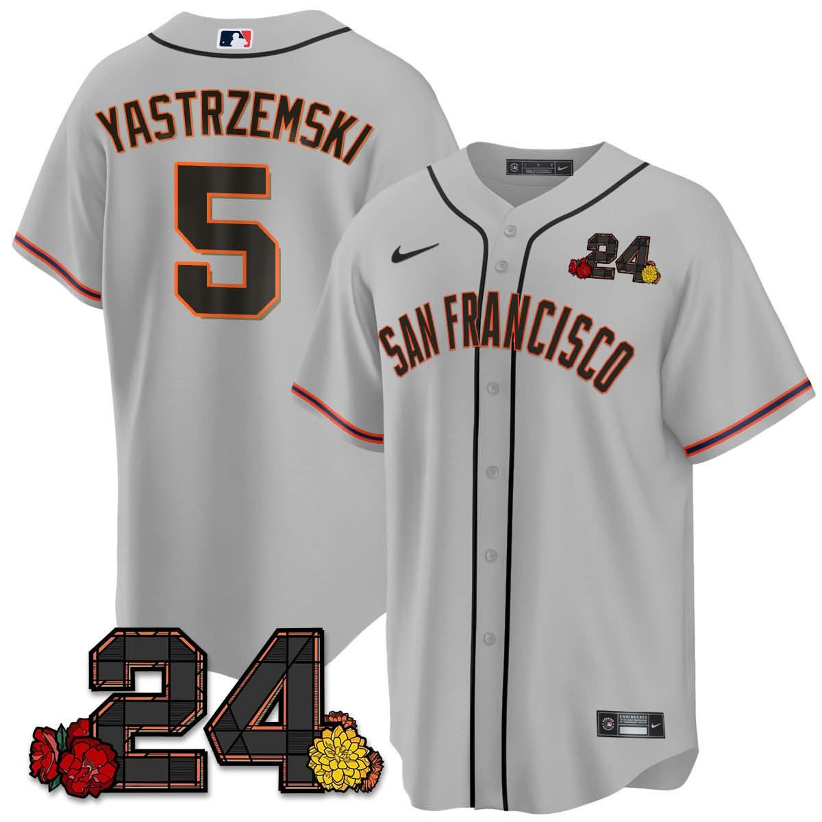 SFG 2024 Willie Mays Patch Vapor Premier Limited Jersey V2 - Stitched