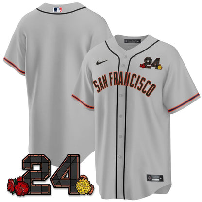 SFG 2024 Willie Mays Patch Vapor Premier Limited Jersey V2 - Stitched