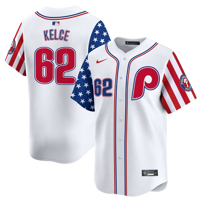Men's Phillies 2025 Independence Day Vapor Premier Limited Jersey - All Stitched