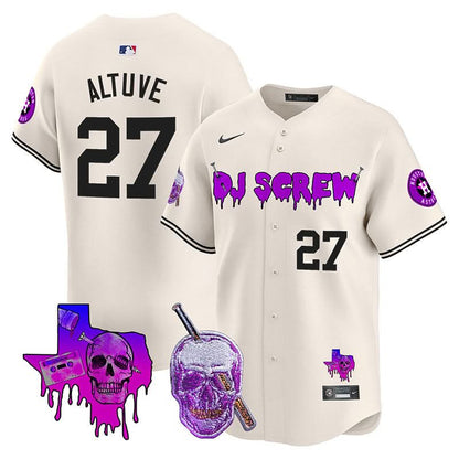 Men's Astros DJ Screw Vapor Premier Limited Jersey - All Stitched