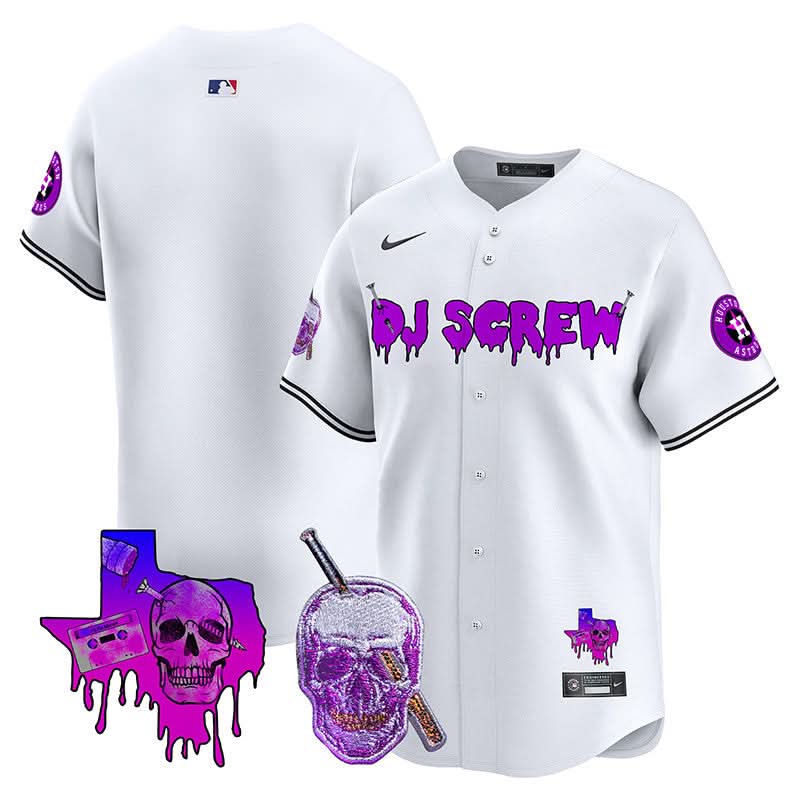 Men's Astros DJ Screw Vapor Premier Limited Jersey - All Stitched
