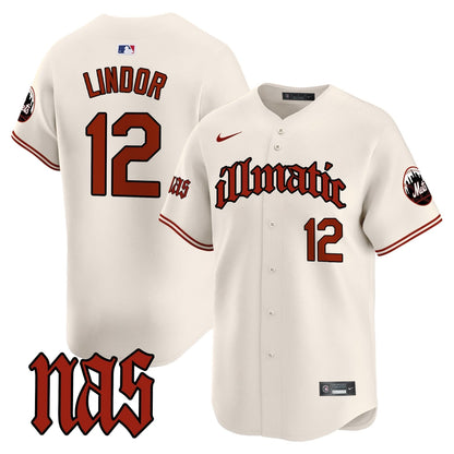 NYM Nas Illmatic Vapor Premier Limited Jersey - Stitched