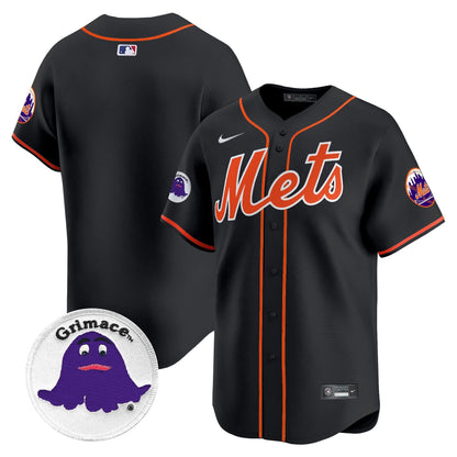 Men's Mets Grimace Vapor Premier Limited Jersey - All Stitched