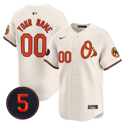 Baltimore Orioles Robinson Patch Vapor Premier Limited Custom Jersey V4 - All Stitched