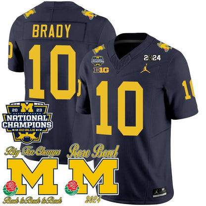 MW 2023 National Champions & Rose Bowl Patch Vapor Jersey