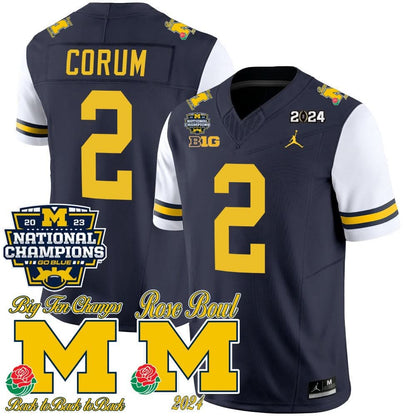 MW 2023 National Champions & Rose Bowl Patch Vapor Jersey