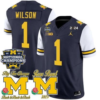 MW 2023 National Champions & Rose Bowl Patch Vapor Jersey