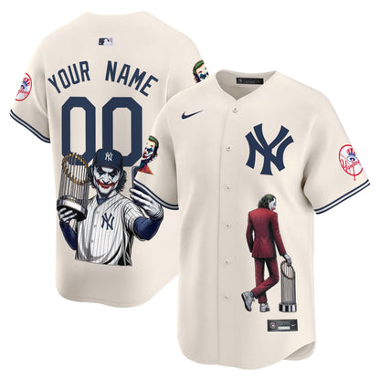 New York Yankees Joker Vapor Premier Limited Custom Jersey - Printed