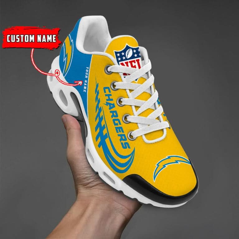 Los Angeles Chargers-Custom Name-TN Shoes Perfect Gift