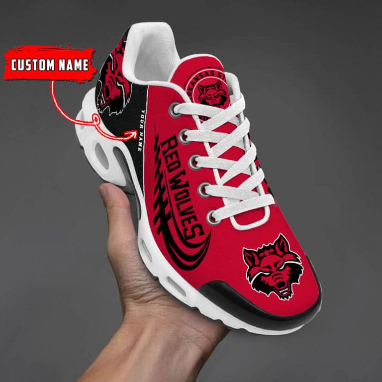 Arkansas State Red Wolves-Custom Name-TN Shoes