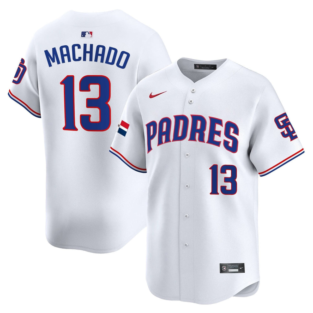 SDP Dominican Republic Vapor Premier Limited Jersey - Stitched