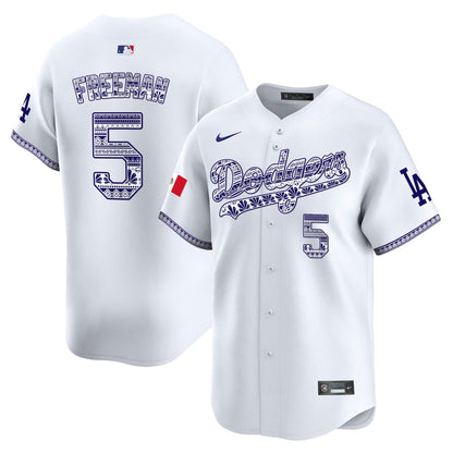 Los Angeles Dodgers Mexico Vapor Premier Limited Jersey V3 - All Stitched
