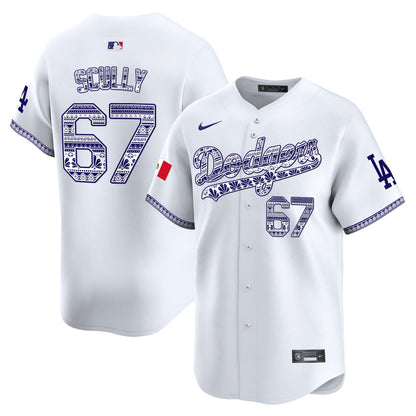Los Angeles Dodgers Mexico Vapor Premier Limited Jersey V3 - All Stitched