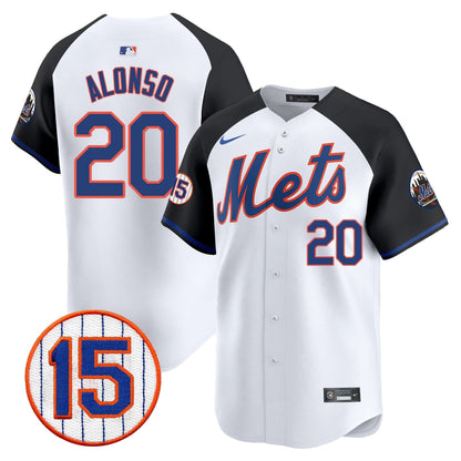 Men's New York Mets Jerry Grote Patch Vapor Premier Limited Jersey - All Stitched