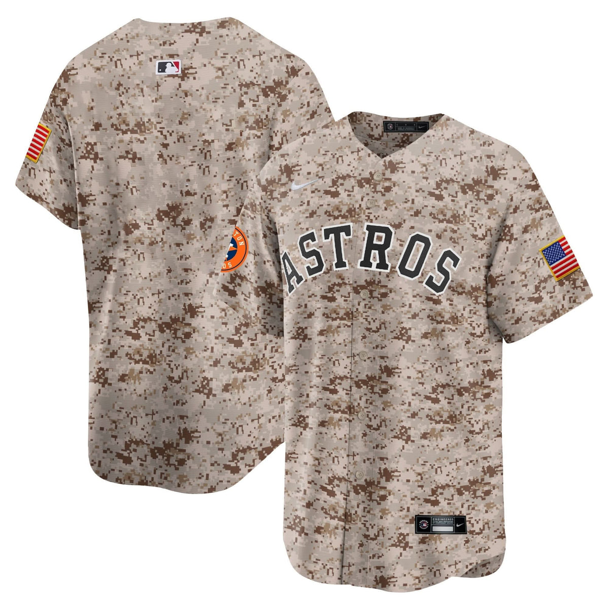 Men's Houston Astros USMC Alternate Vapor Premier Limited Jersey - All Stitched