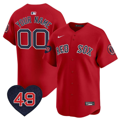 BRS Tim Wakefield Patch Vapor Premier Limited Custom Jersey - Stitched
