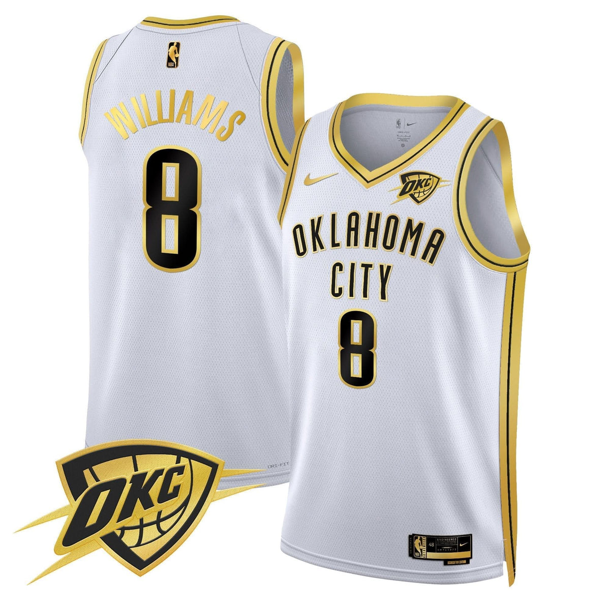 Men's Oklahoma City Thunder Swingman Jersey V2 - All Stitched